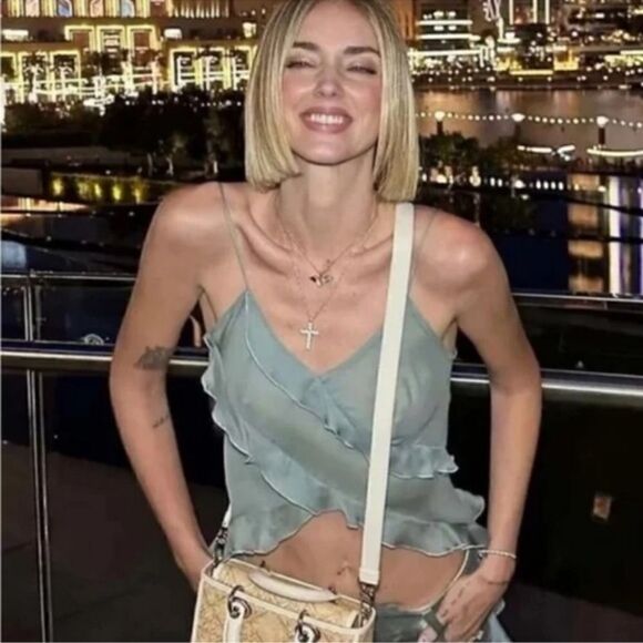 Nwt ZARA VIRAL SEMI-SHEER TANK BLOUSE ZARA EMERALD NWT - Picture 6 of 16
